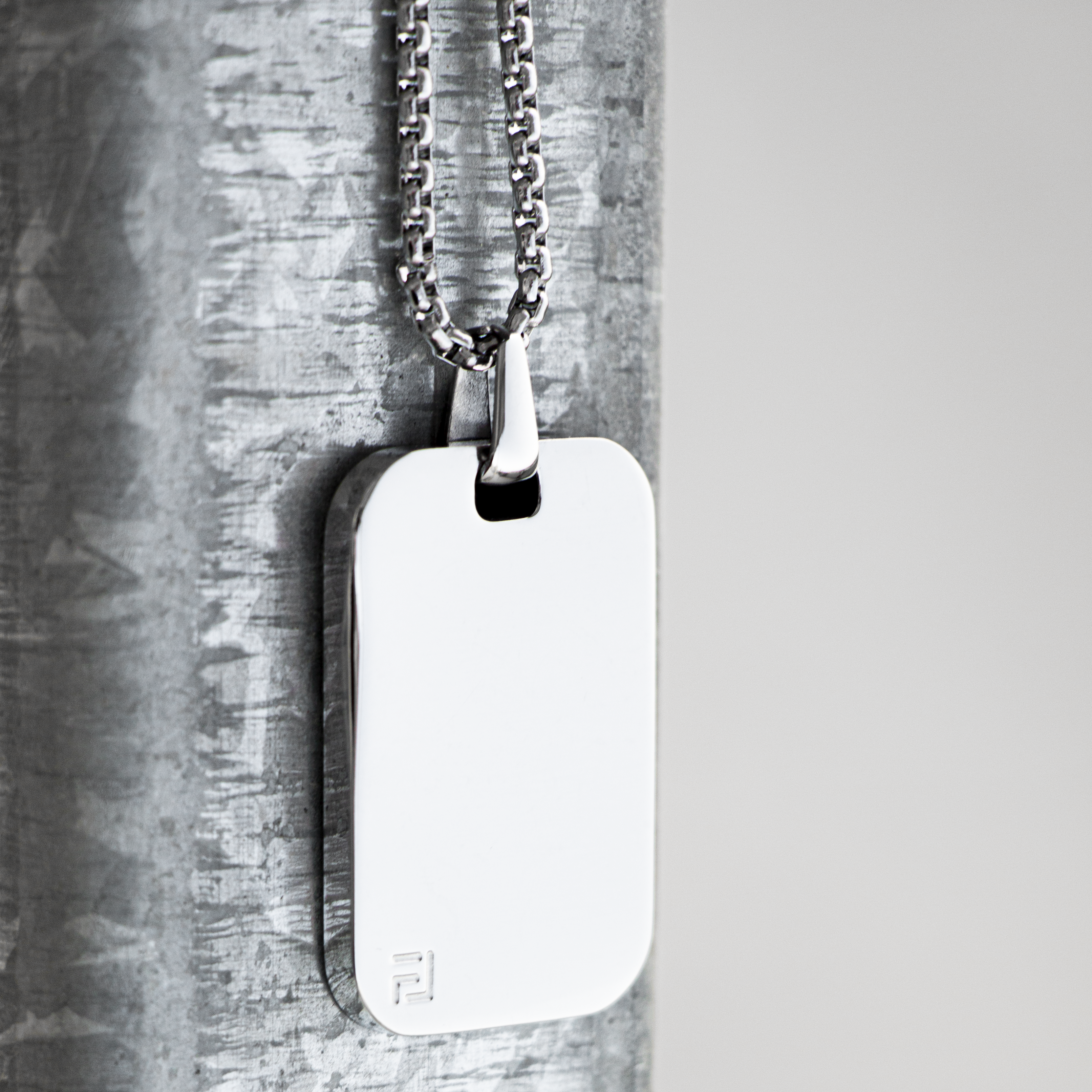 Classic ID Necklace in Silver