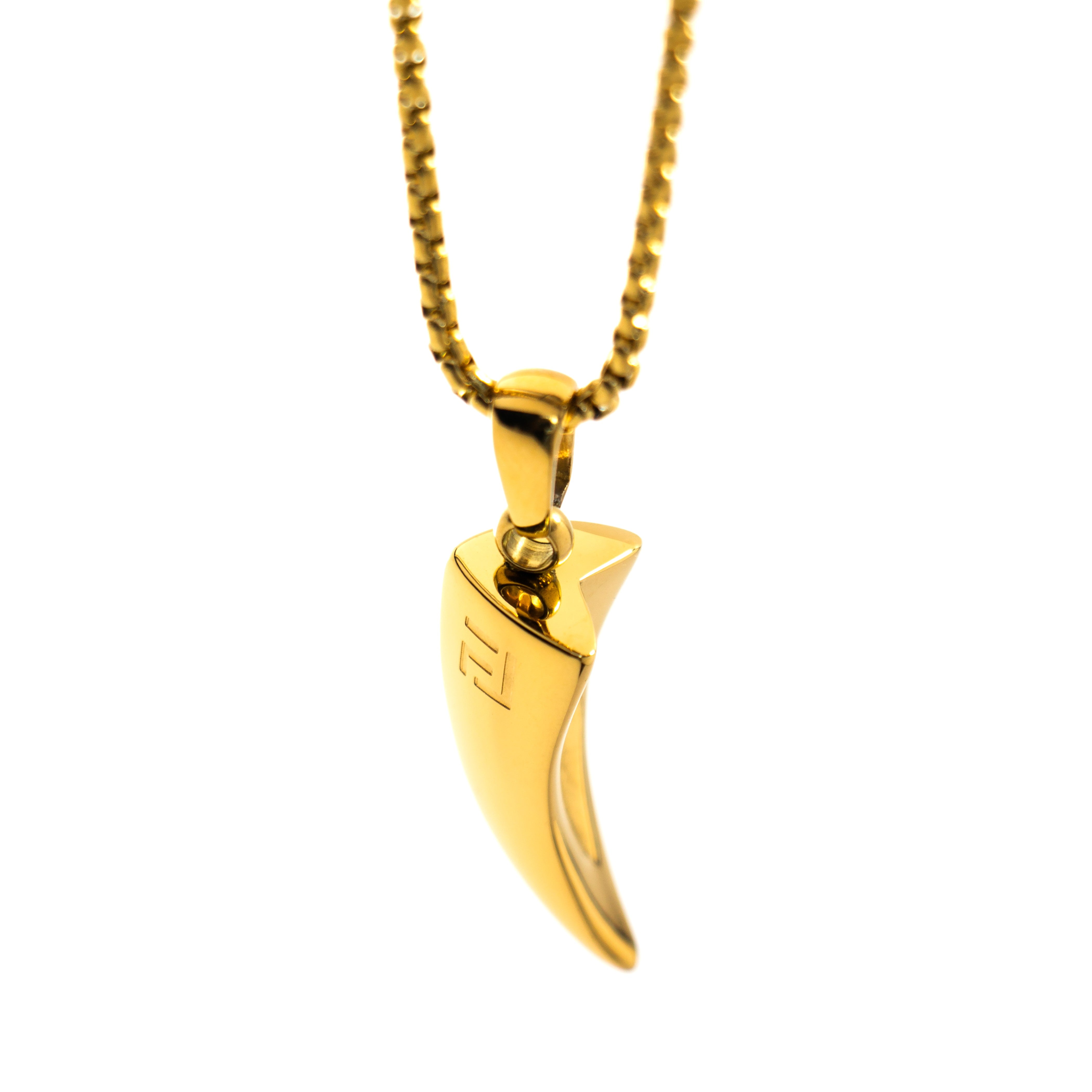 Tiger Claw Necklace in Gold