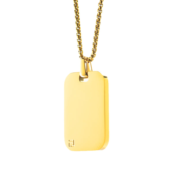 Classic ID Necklace in Gold